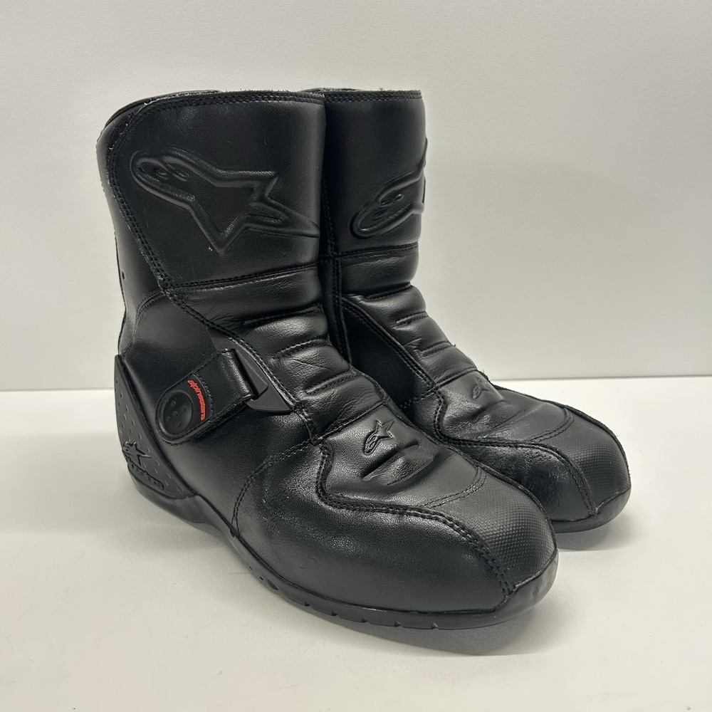Alpinestars Ridge Leather Waterproof Touring Motorcycle Boots Men's Size 10